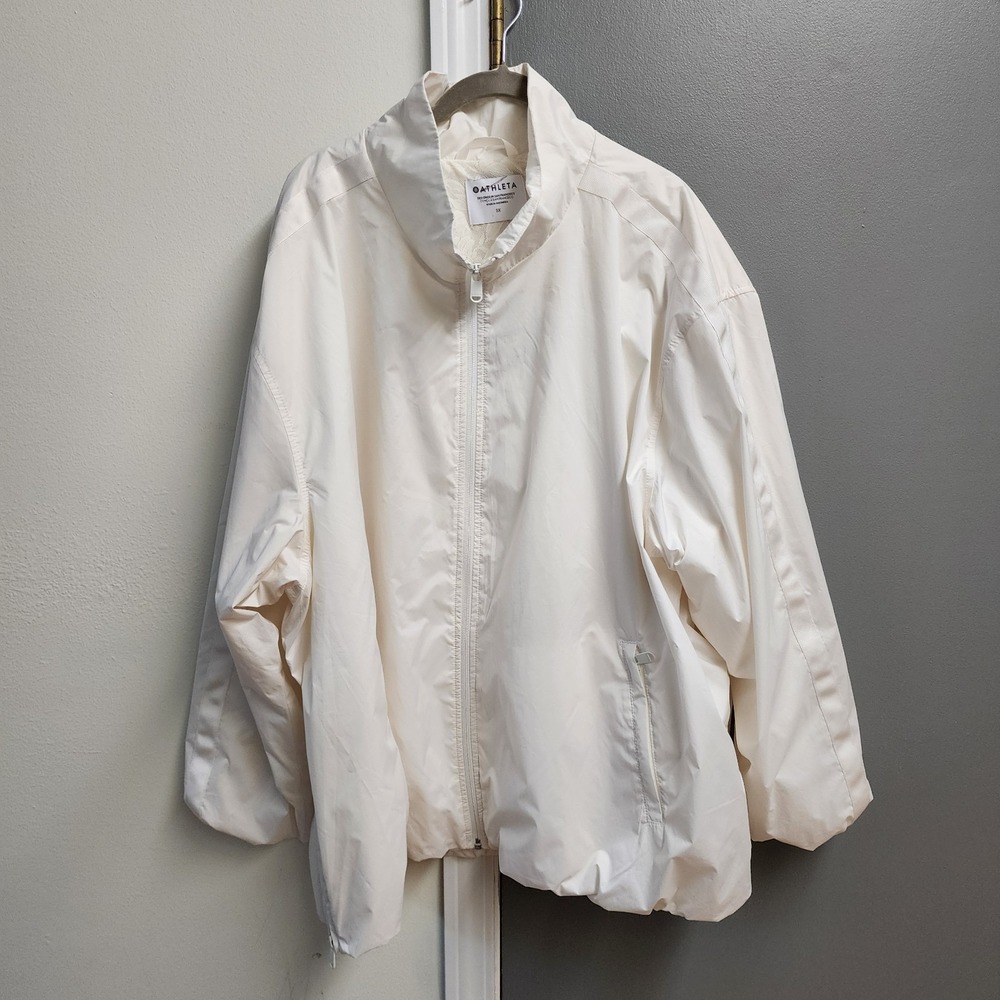 Athleta Sightseer Lace Jacket Magnolia White Size 3X